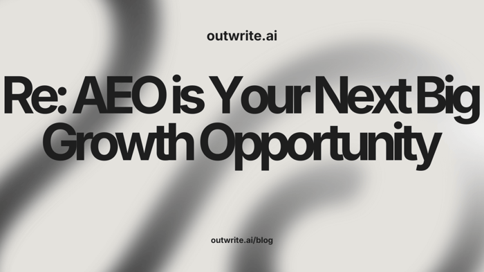 Founders: Why AEO is Your Next Big Growth Opportunity